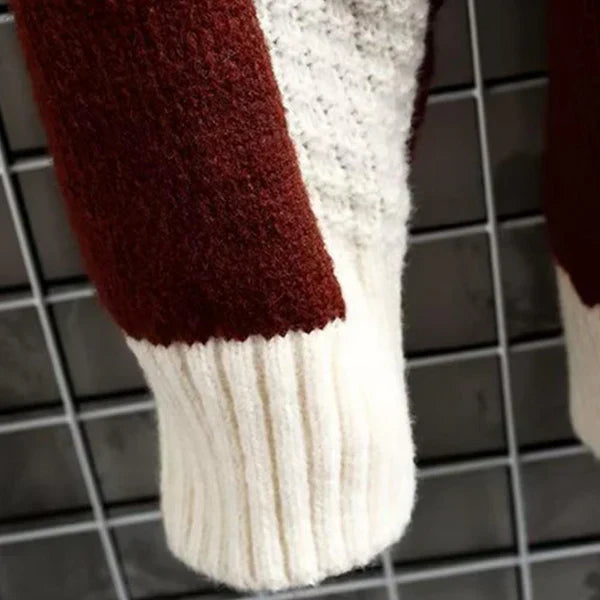 Alice™ - Elegant Patchwork Jumper